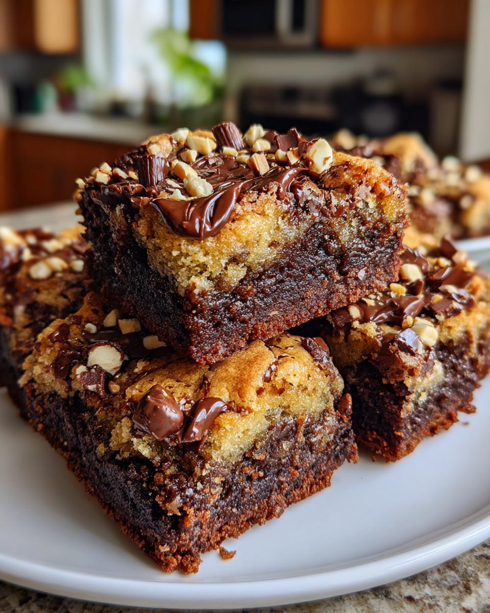Brookie (Brownie + Cookie) Bars - detail 2