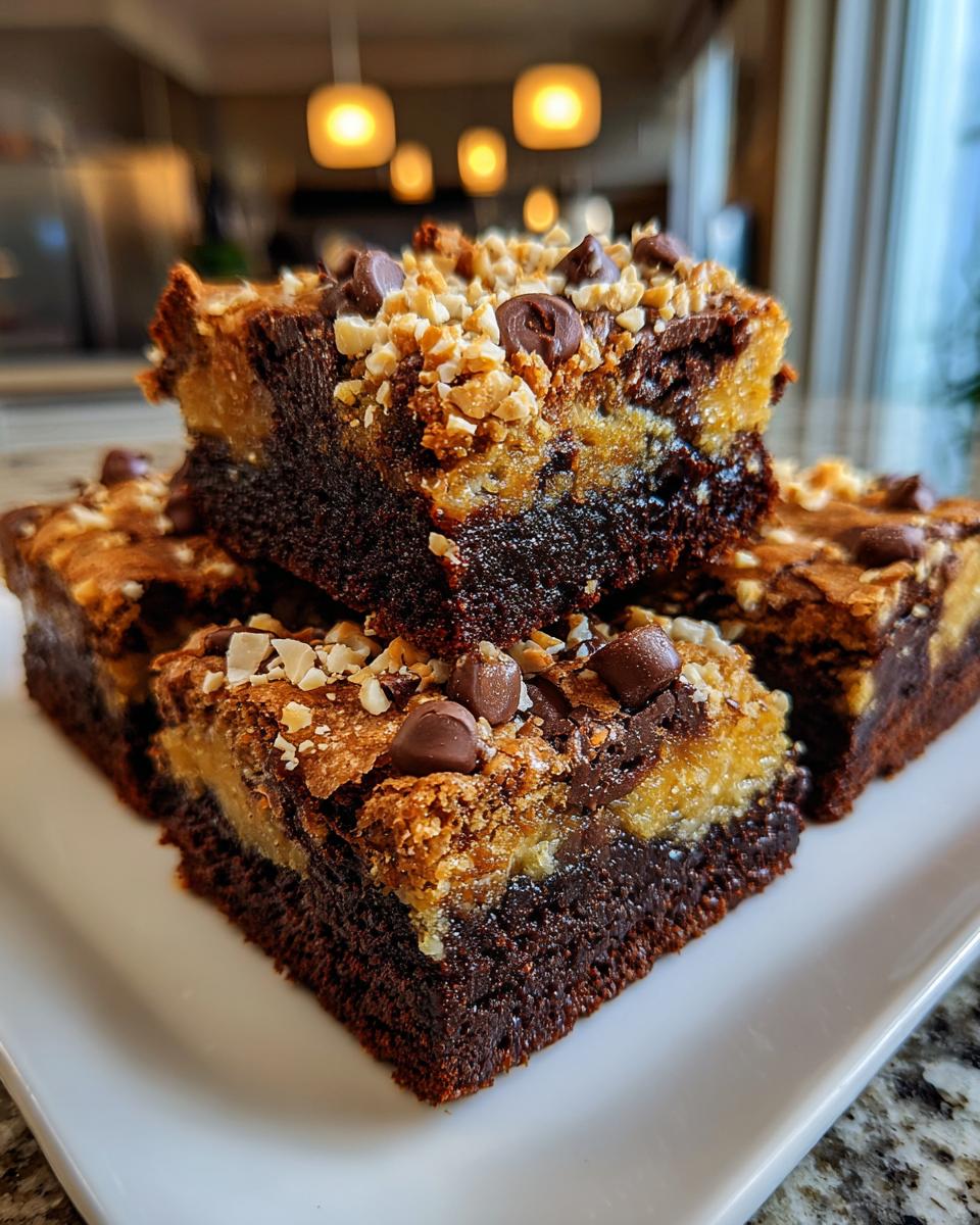 Brookie (Brownie + Cookie) Bars