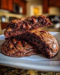 Chili Chocolate Fudge Cookies