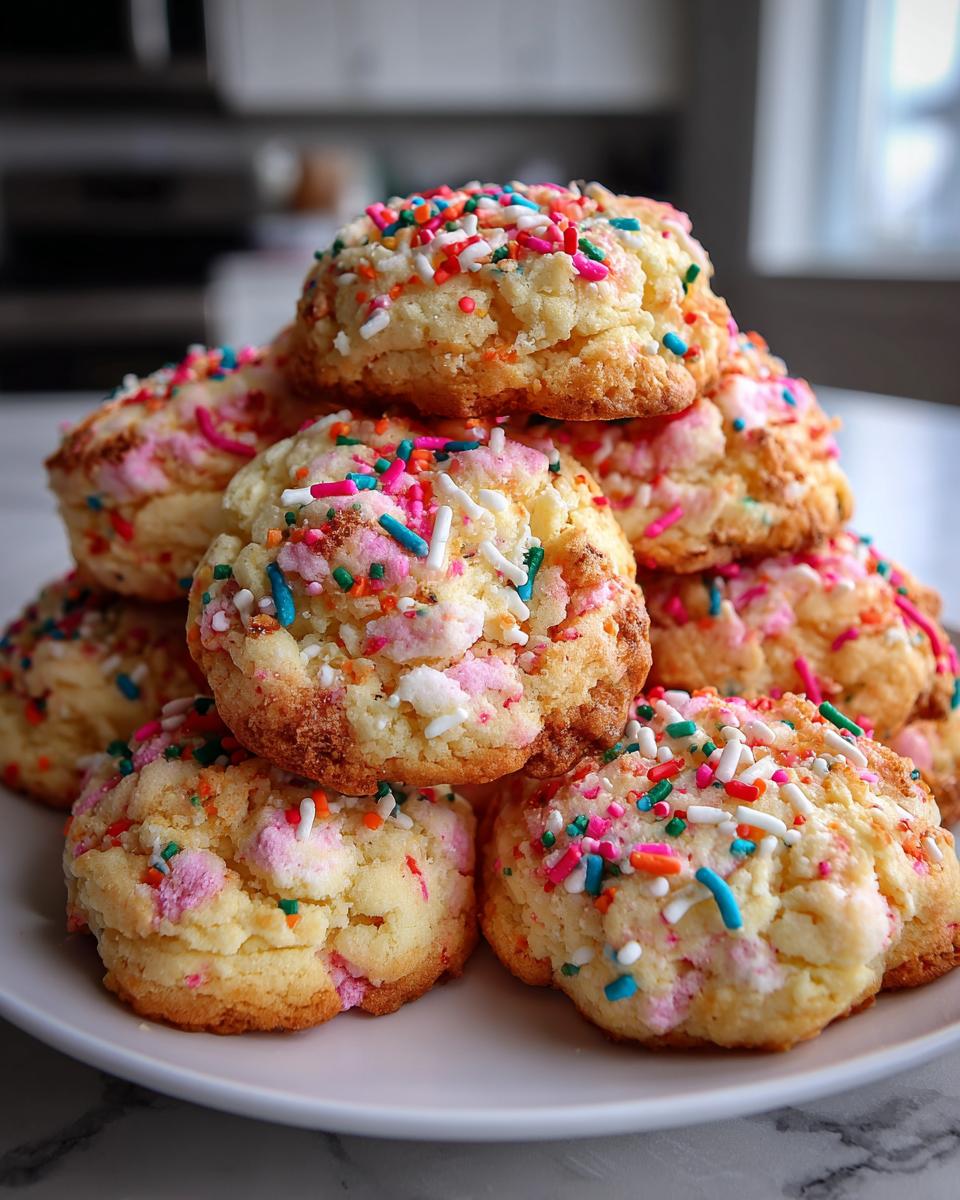 Cotton Candy Cloud Cookies - detail 2