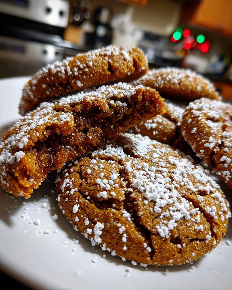 Gingerbread Molasses Cookies - detail 2