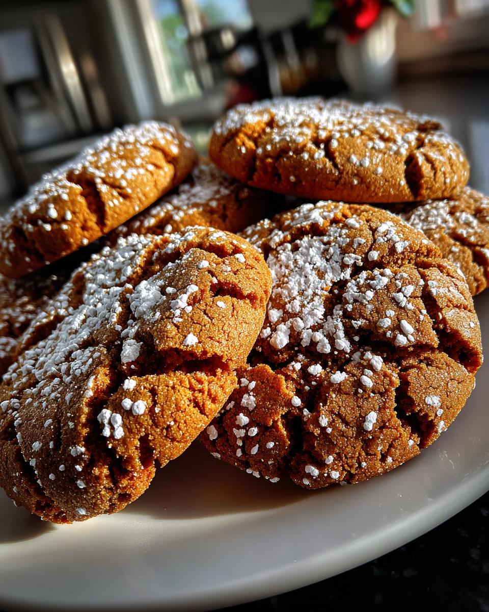 Gingerbread Molasses Cookies