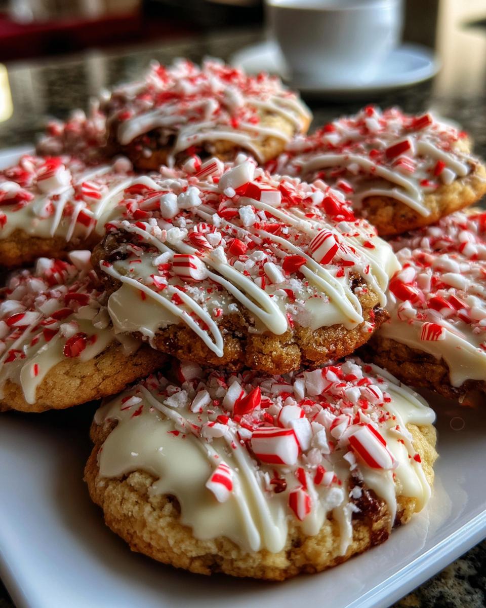 Peppermint Bark Cookies
