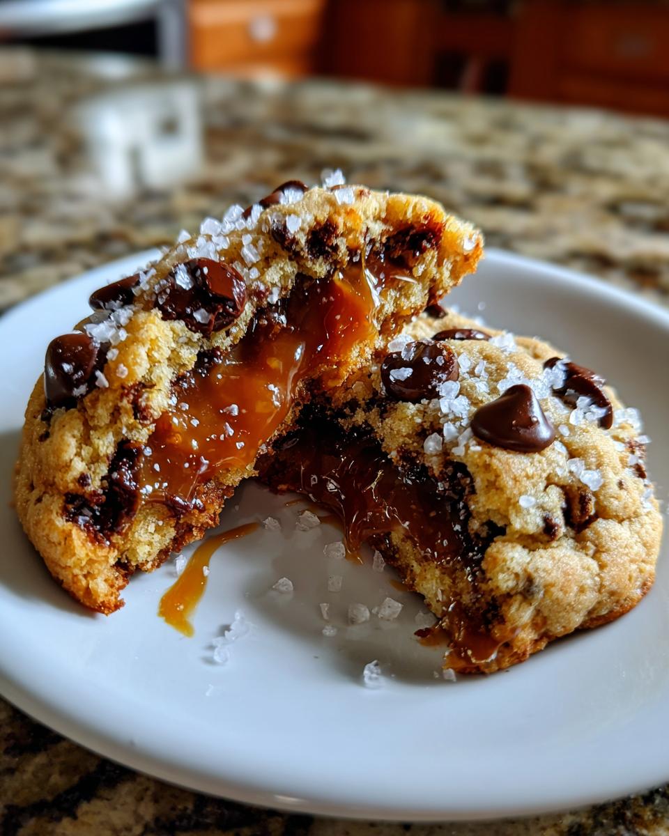 Salted Caramel Stuffed Cookies - detail 1