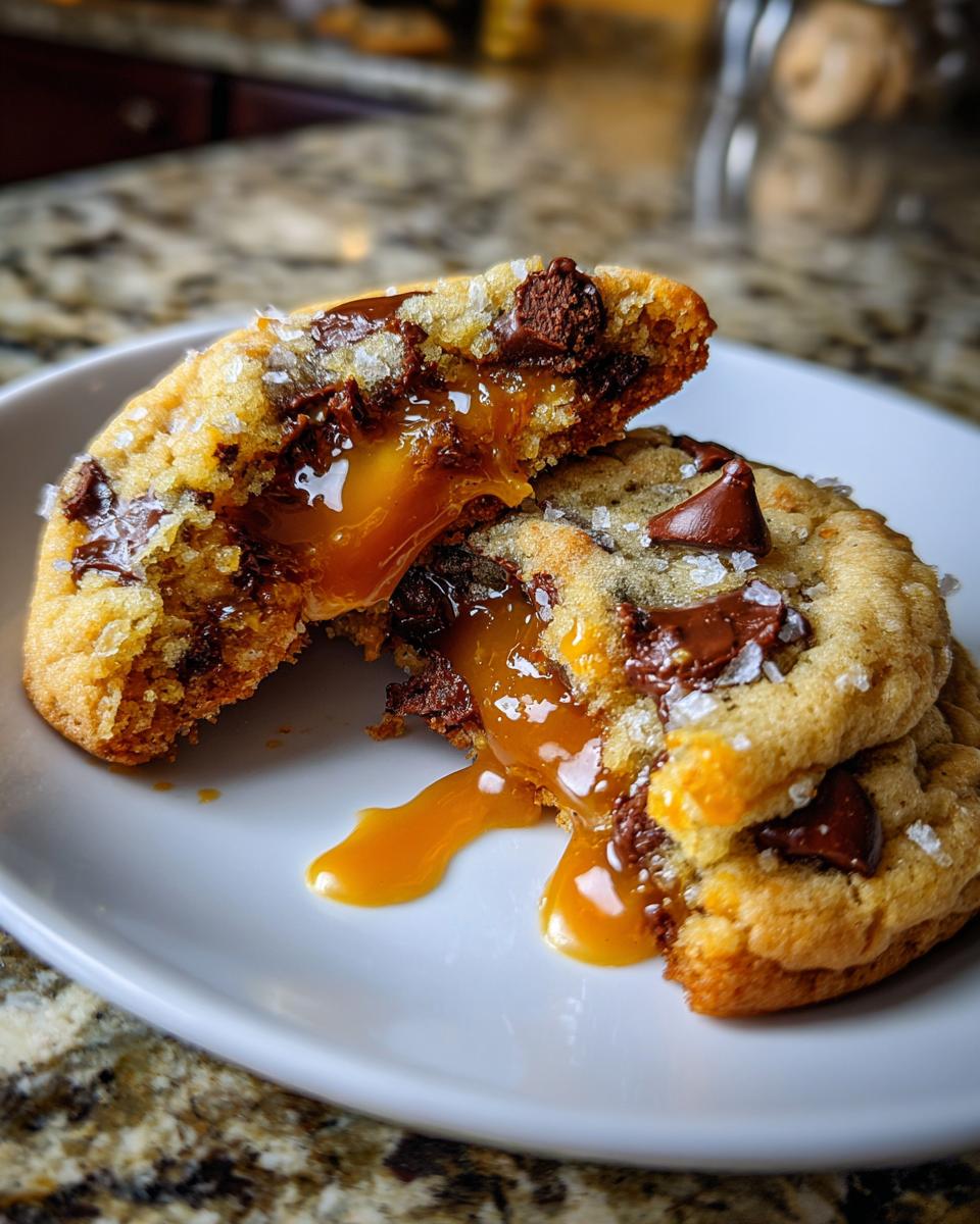Salted Caramel Stuffed Cookies - detail 2