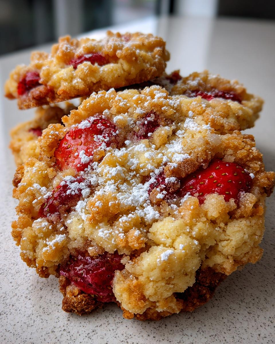 Strawberry Shortcake Crumble Cookies - detail 1