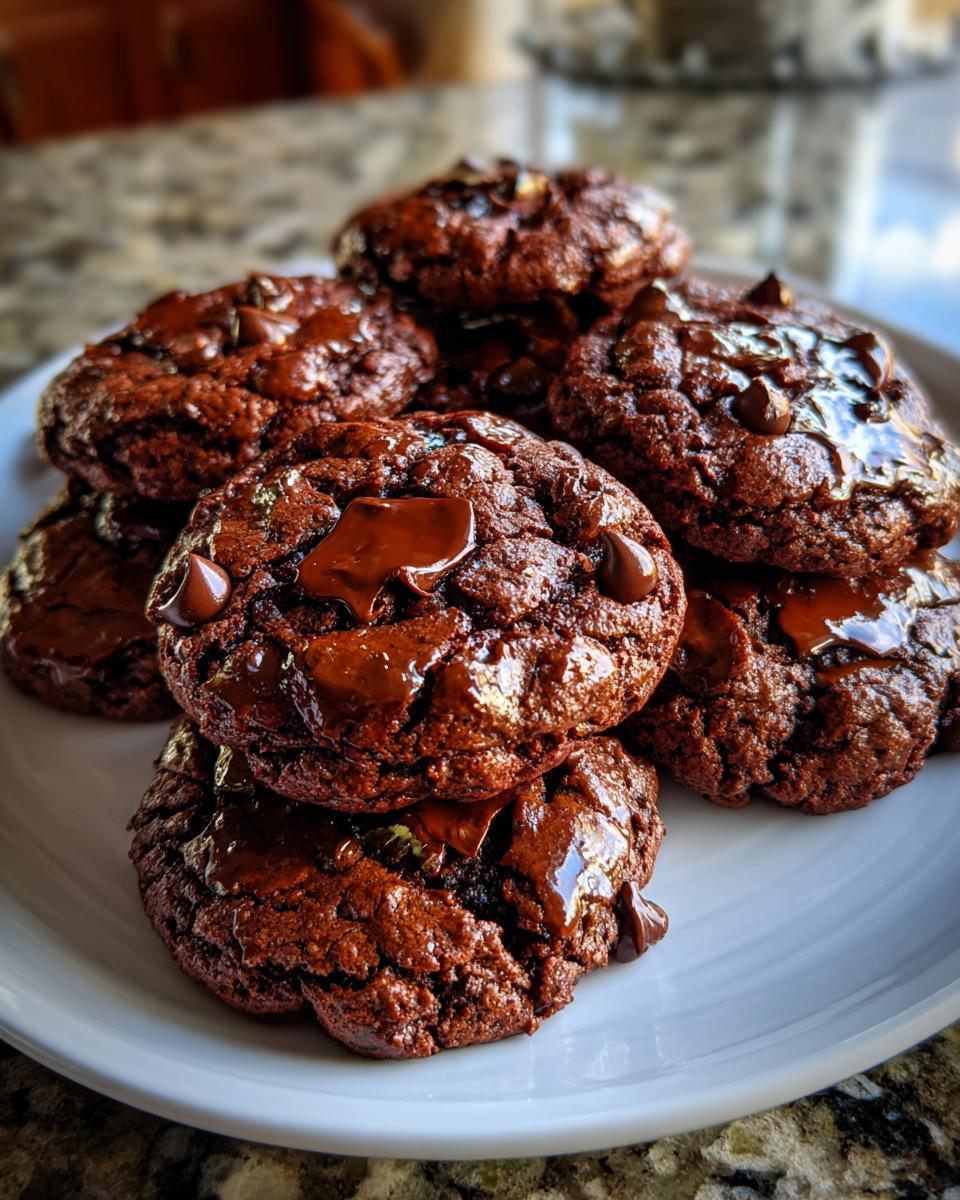 Triple Chocolate Espresso Cookies - detail 1