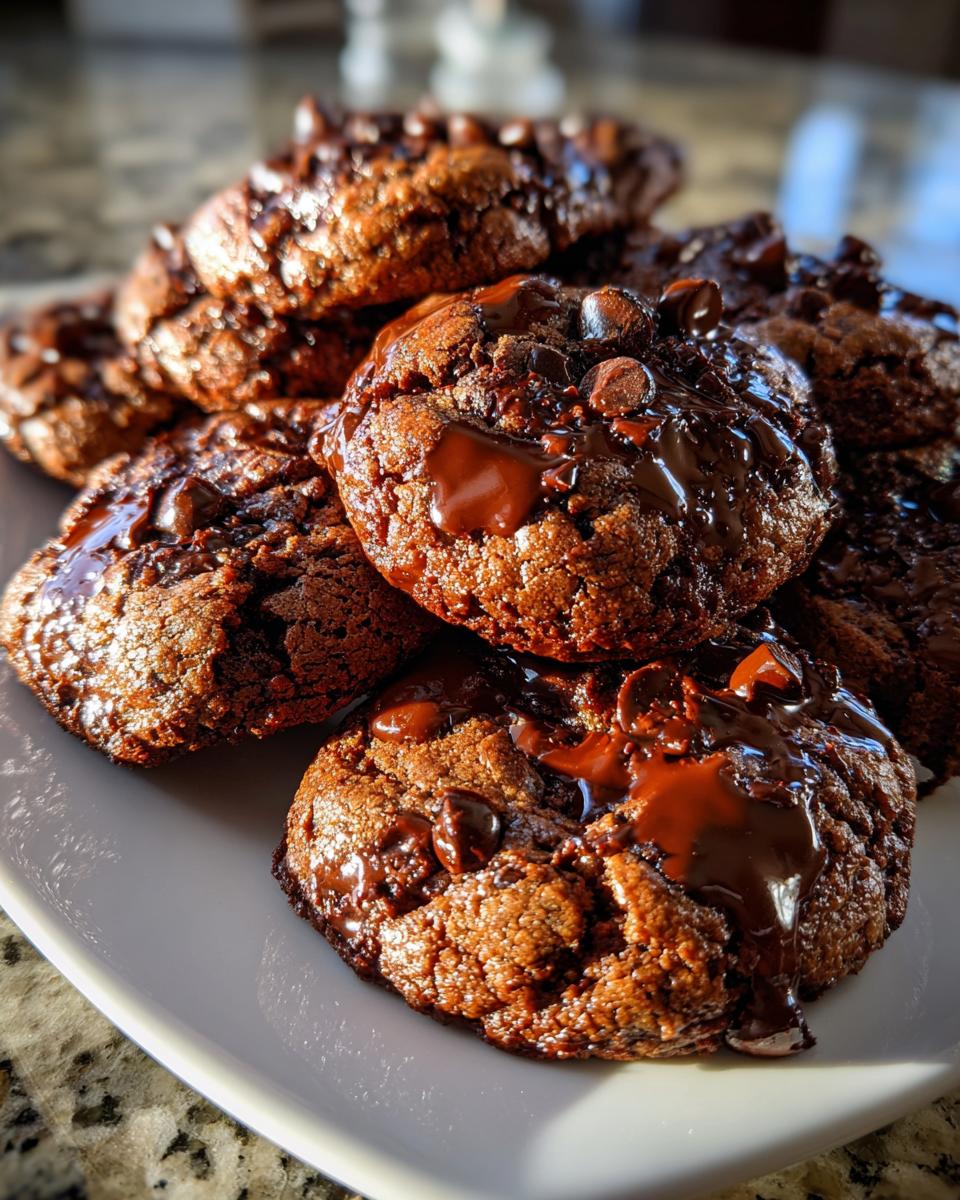 Triple Chocolate Espresso Cookies - detail 2