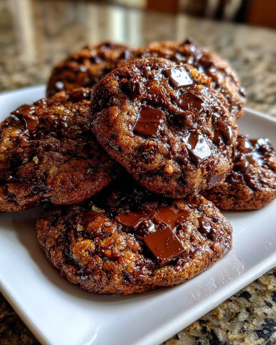 Triple Chocolate Espresso Cookies