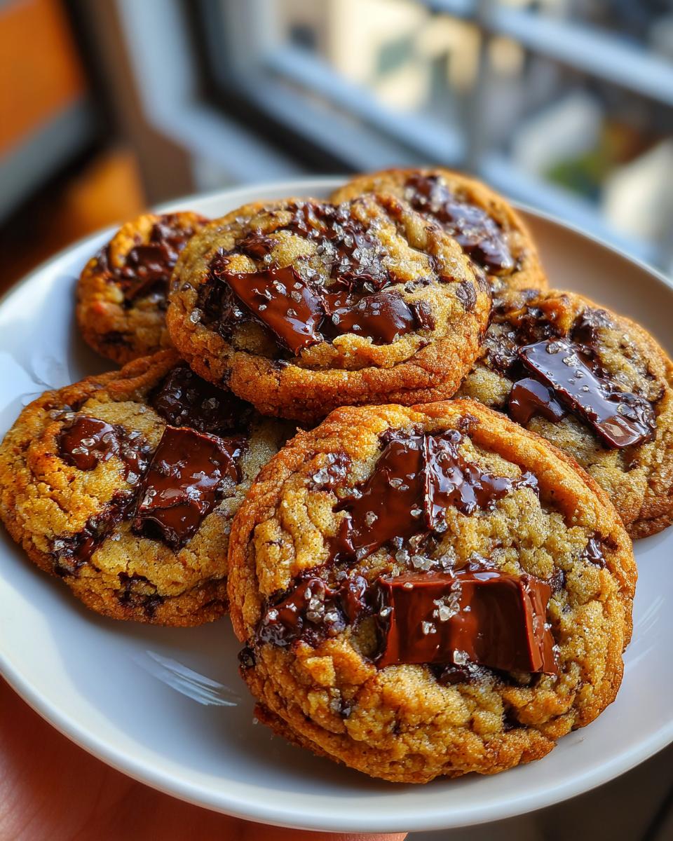Vegan Tahini Chocolate Chip Cookies - detail 1