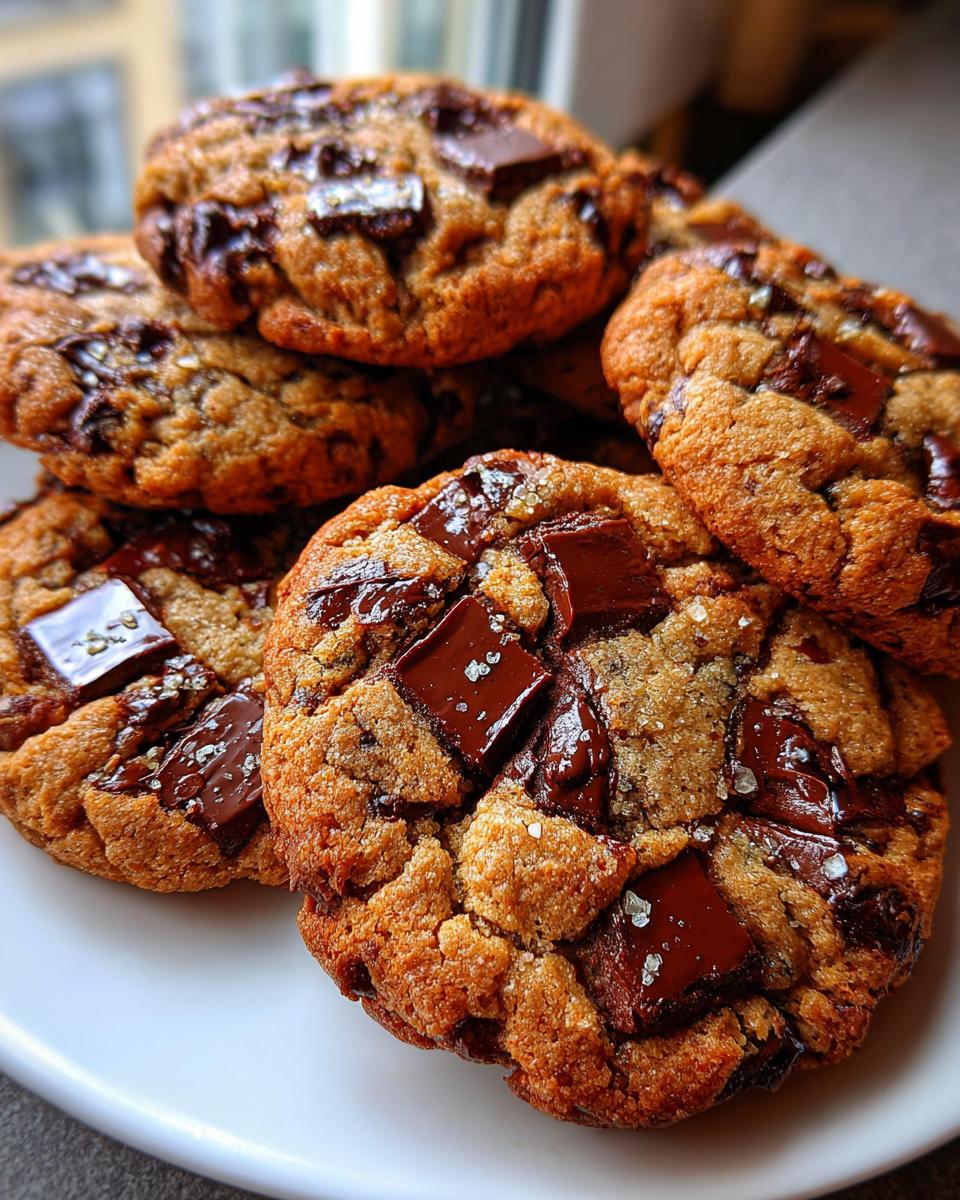 Vegan Tahini Chocolate Chip Cookies