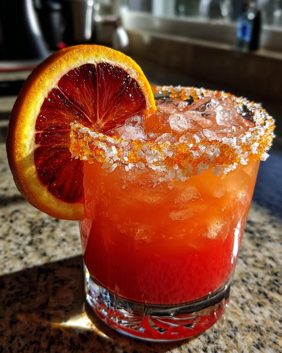 blood orange margarita cocktail recipe - detail 2