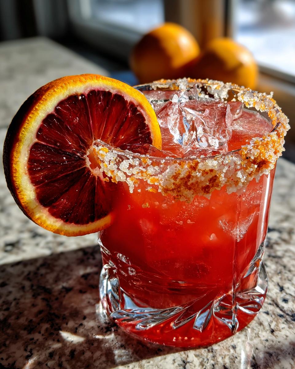 blood orange margarita cocktail recipe