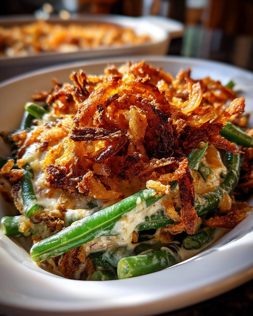 campbell's green bean casserole - detail 1