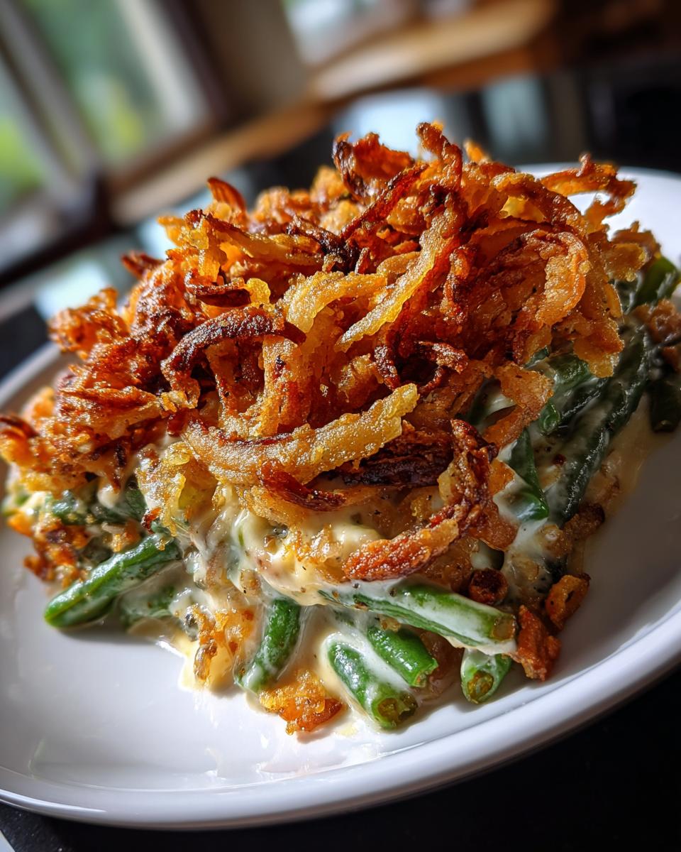 campbell's green bean casserole - detail 2