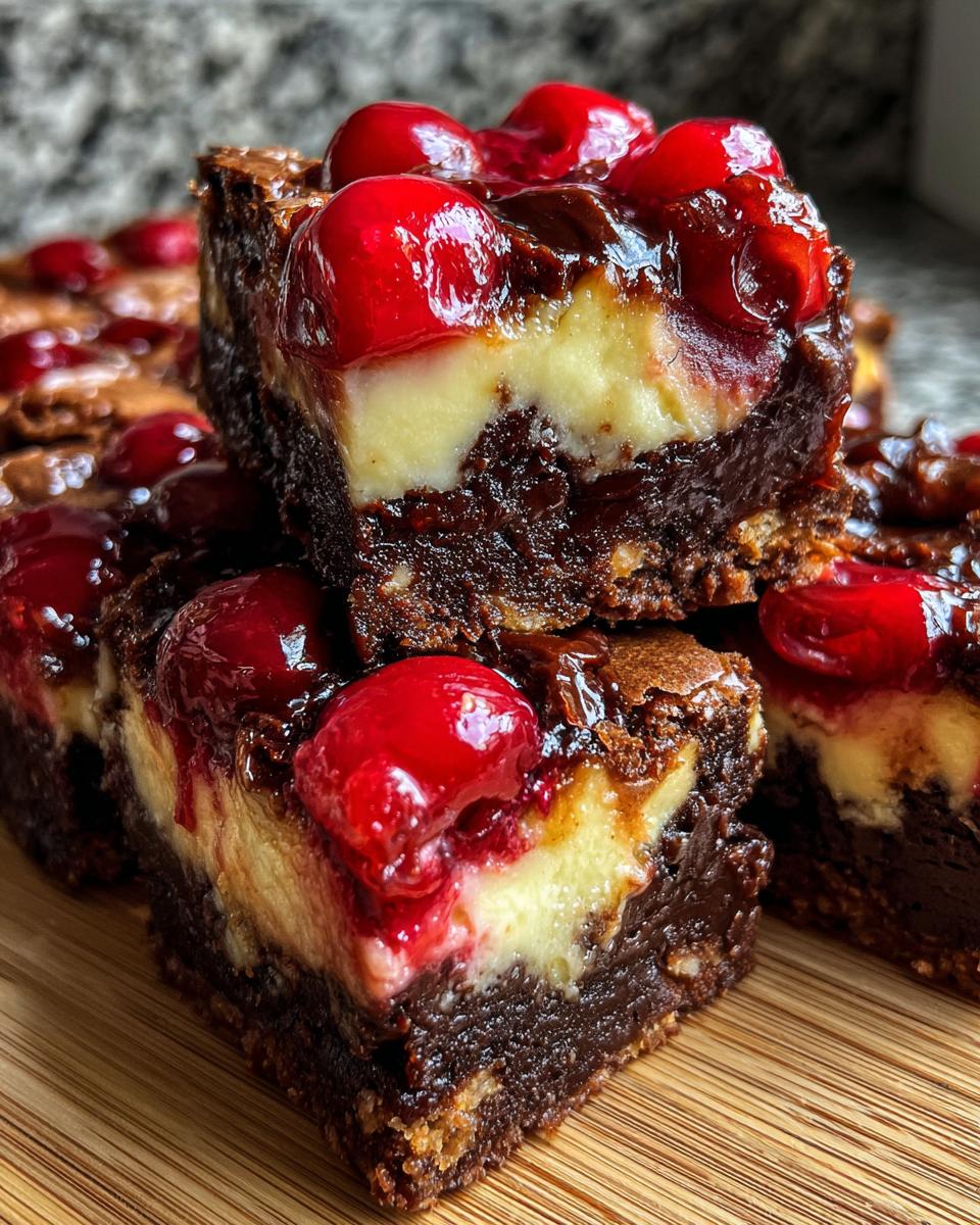 cherry cheesecake brownies easy