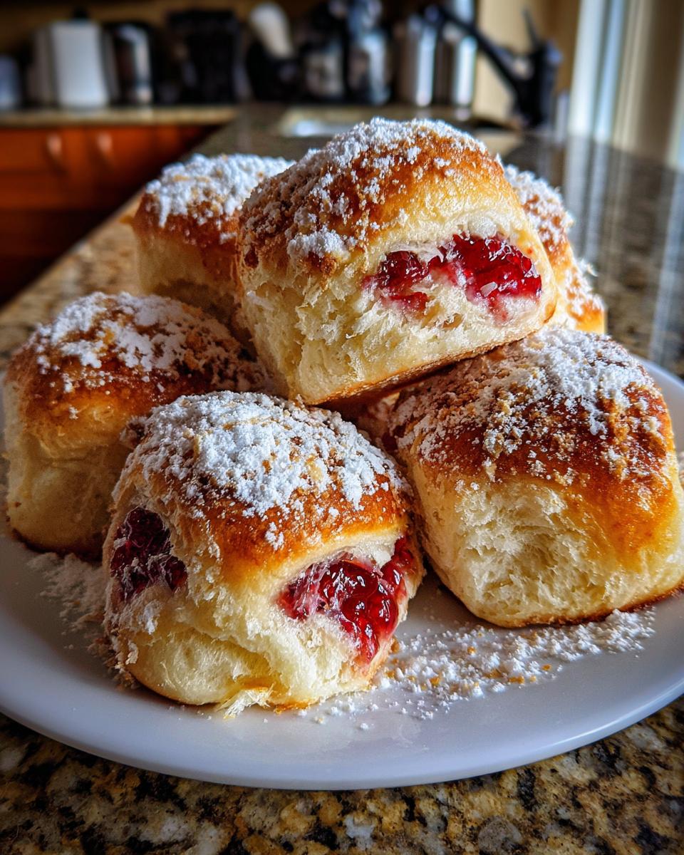 cherry sweet rolls - detail 1