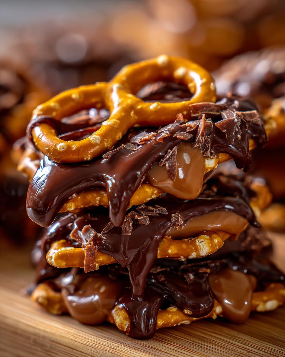 christmas rolo pretzel sandwiches