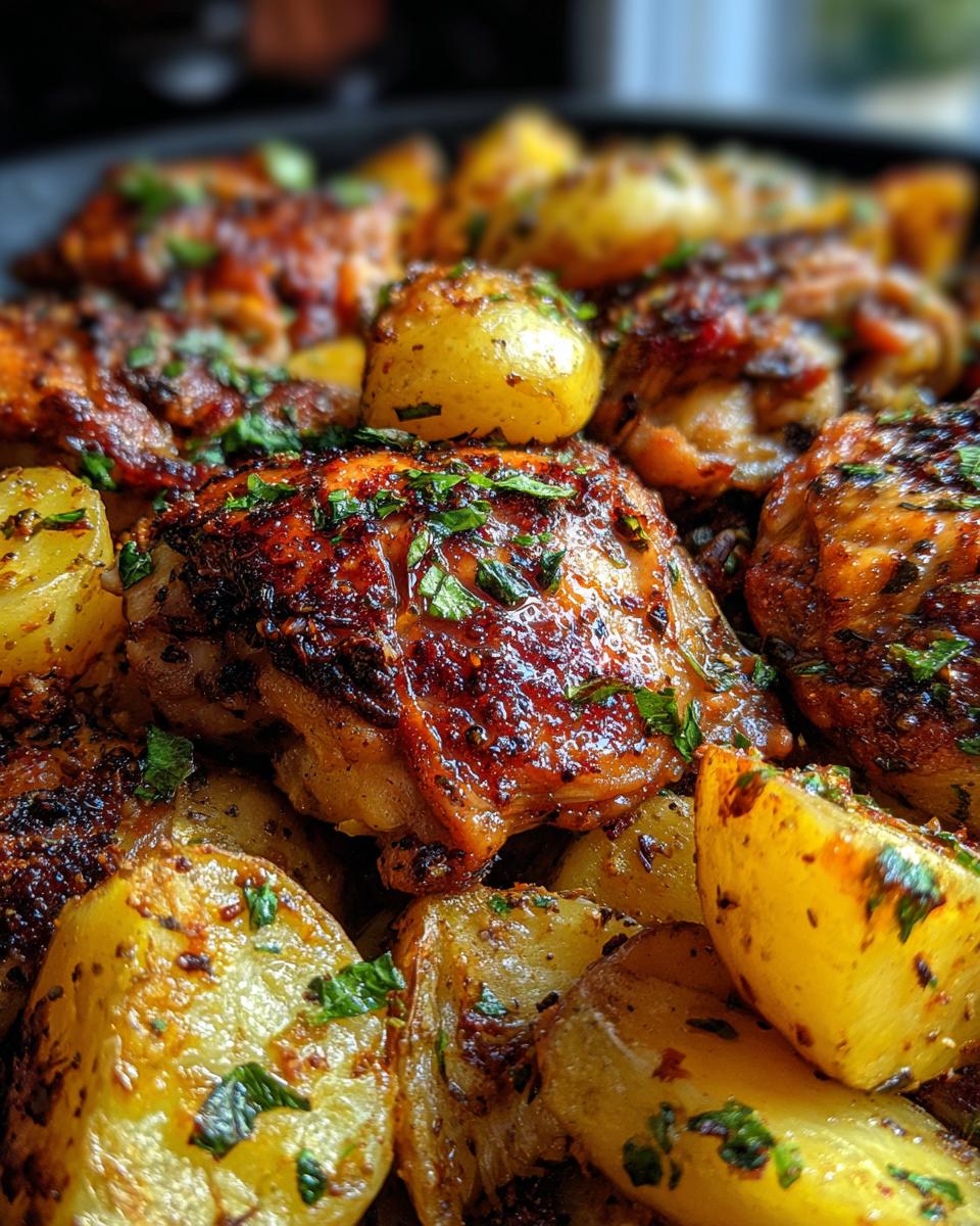 classic baked chicken and potatoes recipes - detail 1