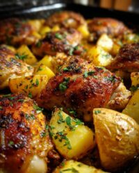 classic baked chicken and potatoes recipes