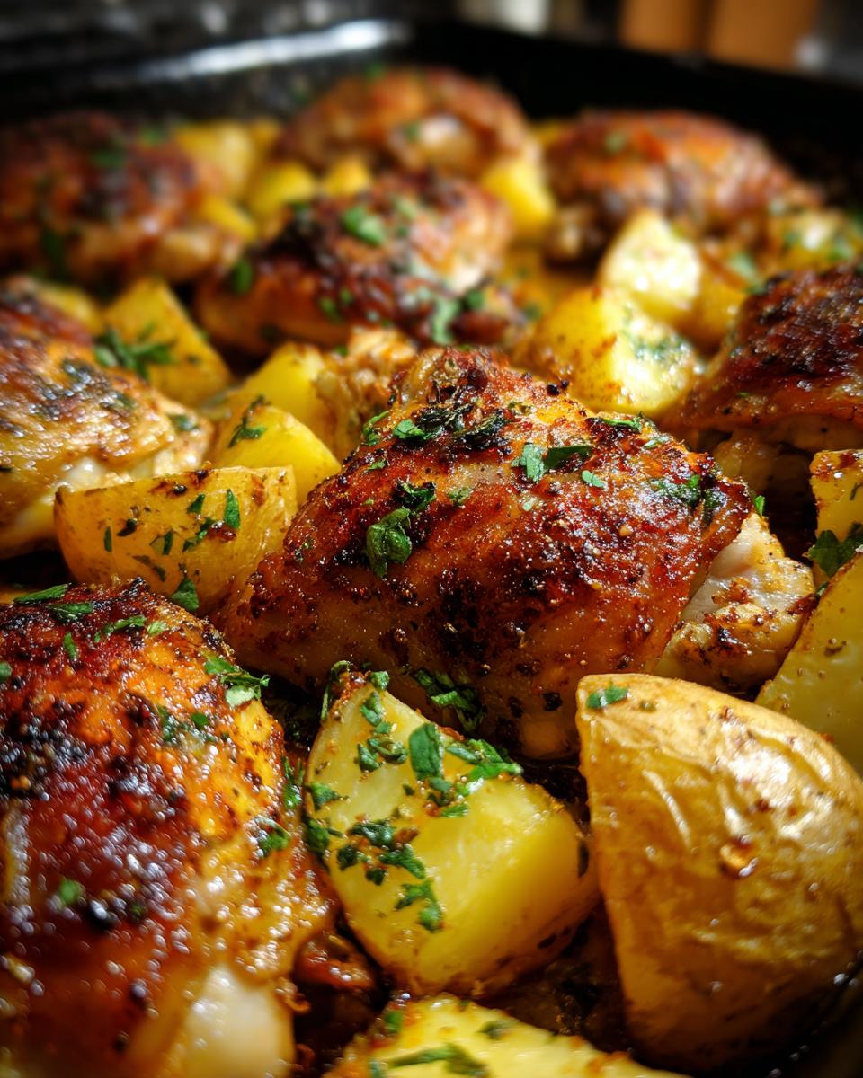 classic baked chicken and potatoes recipes