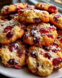 cranberry orange shortbread cookies