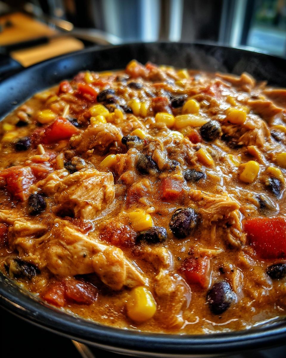 cream cheese chicken chili