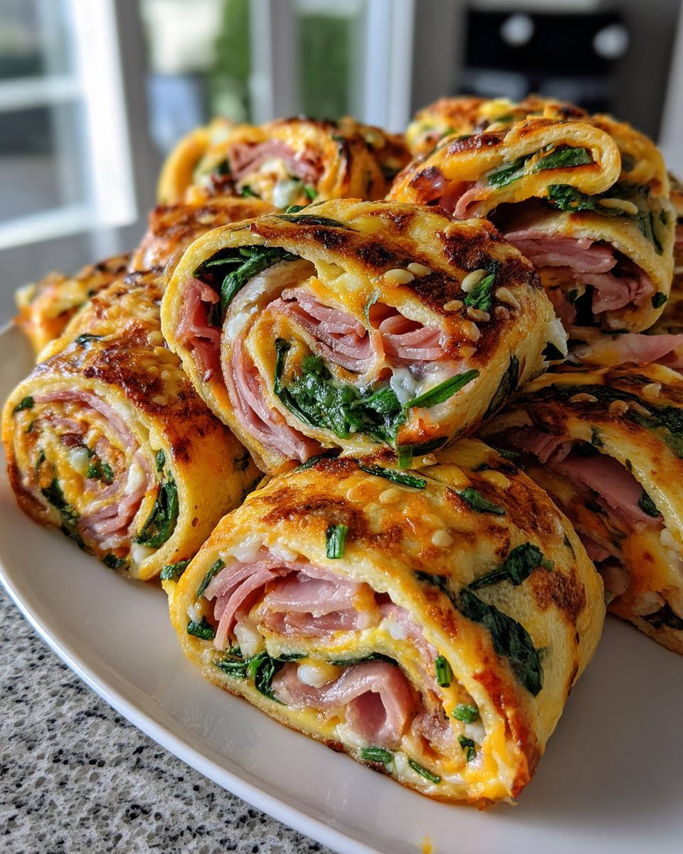 ham and cheese pinwheels