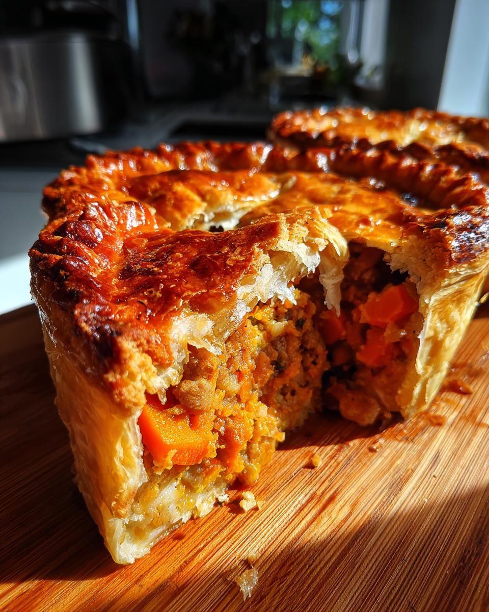 minced wallaby and sweet potato pies