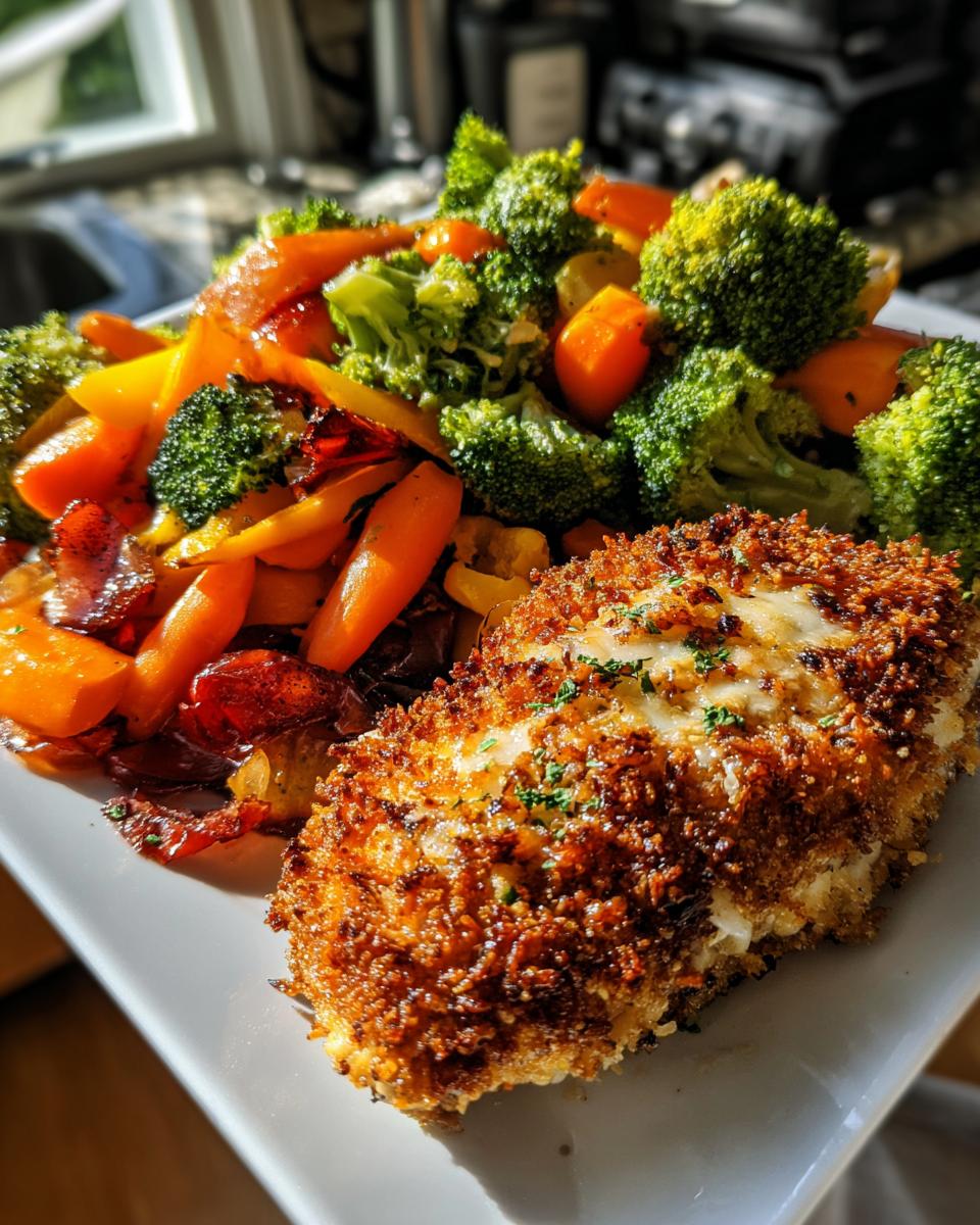 parmesan crusted chicken sheet pan dinner