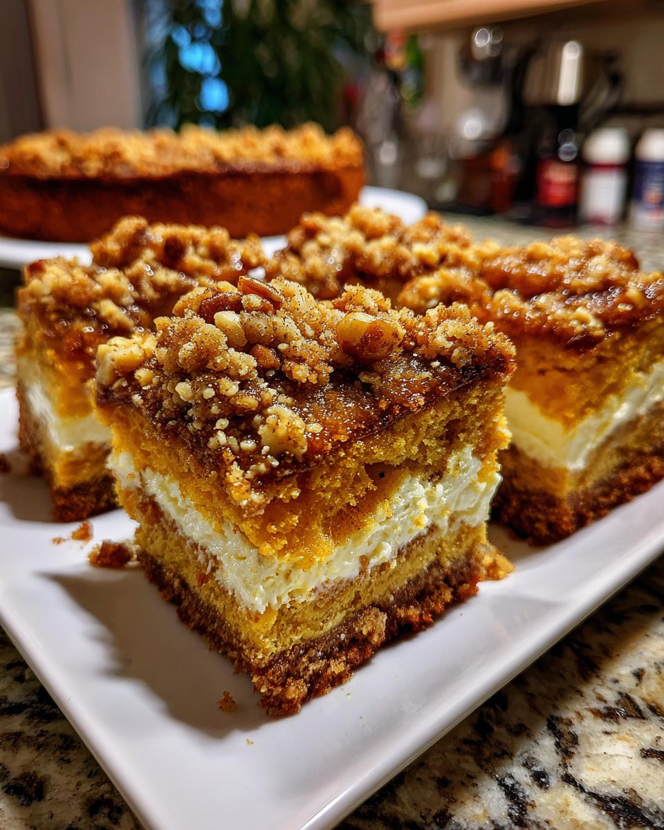 pumpkin cream cheese crumb cake - detail 2
