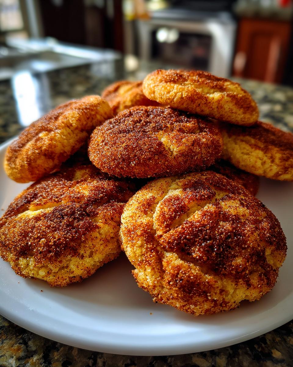 pumpkin snickerdoodle cookies - detail 2