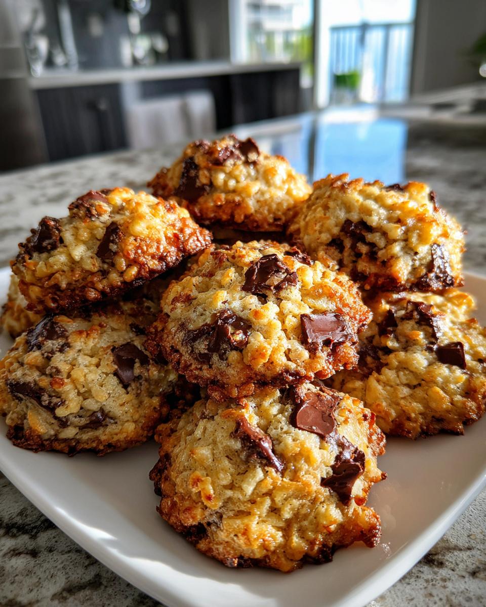 rice krispie chocolate chip cookies - detail 2