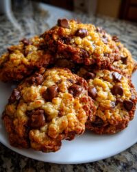 rice krispie chocolate chip cookies