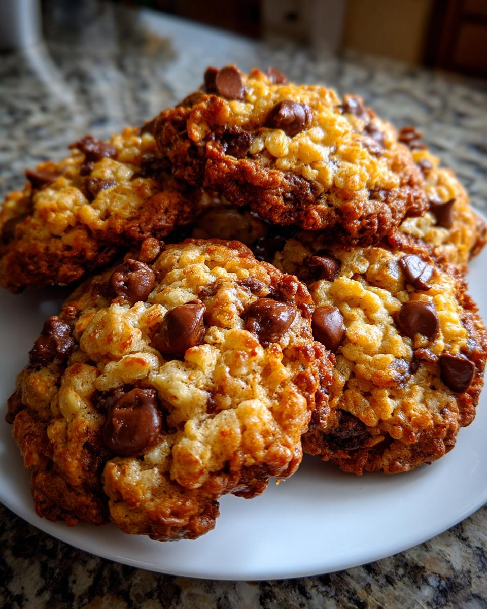 rice krispie chocolate chip cookies
