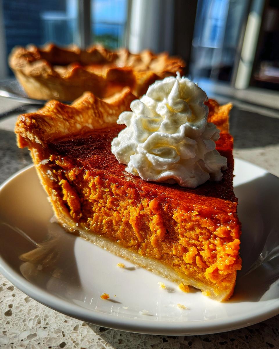 southern sweet potato pie - detail 2