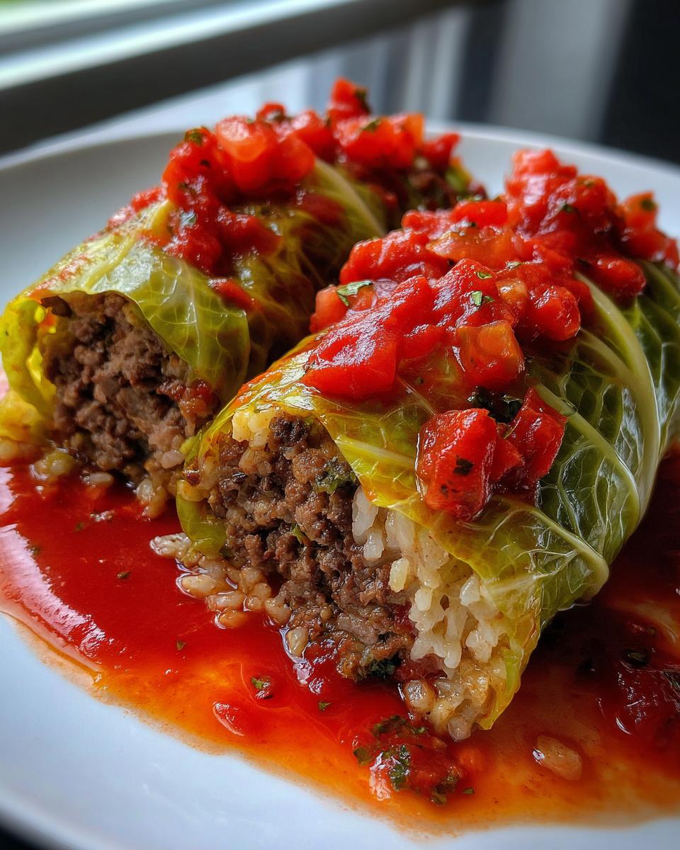 stuffed cabbage rolls - detail 2
