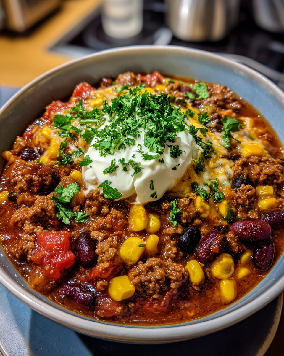 taco soup with ground beef