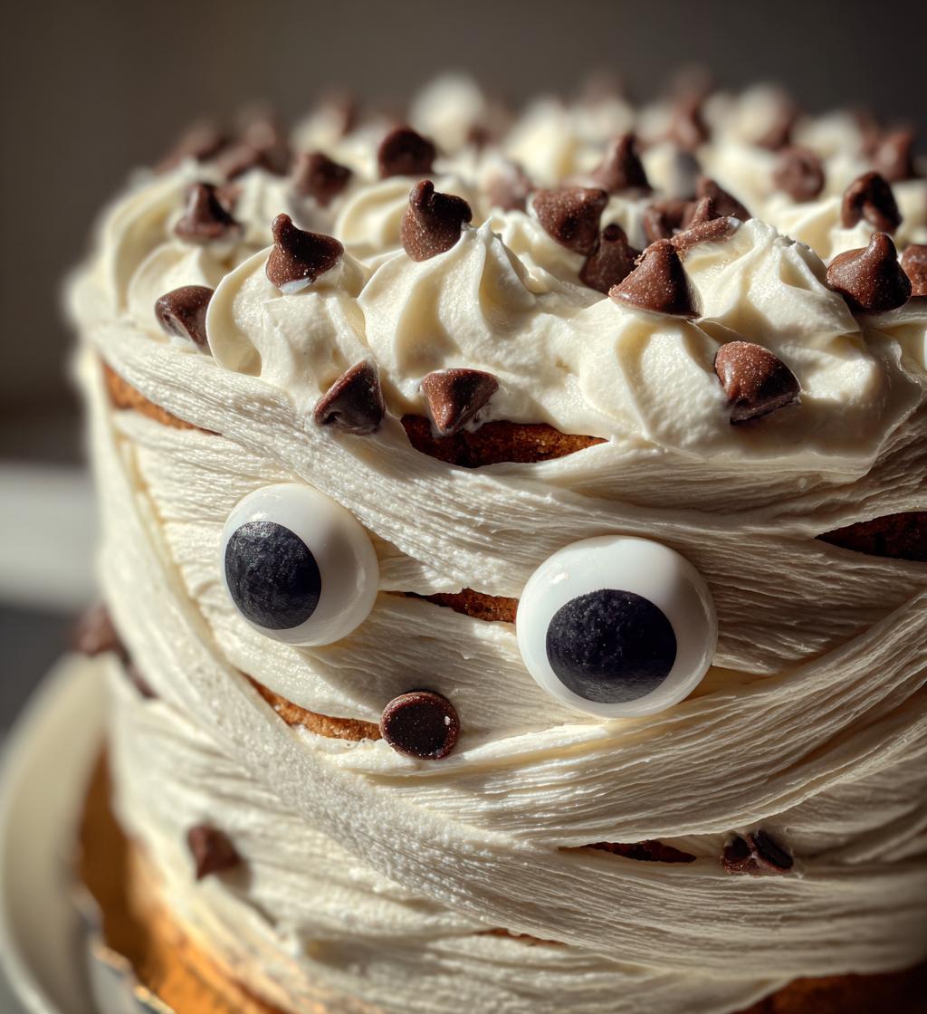 Chocolate Chip Mummy Cake - detail 1