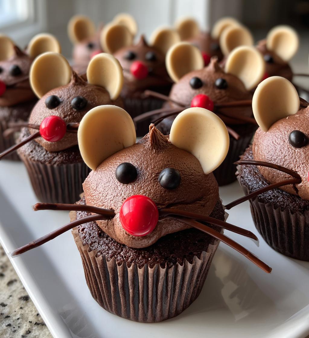 Creepy Mice Cakes