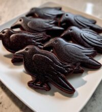 Raven Silhouette Cookies