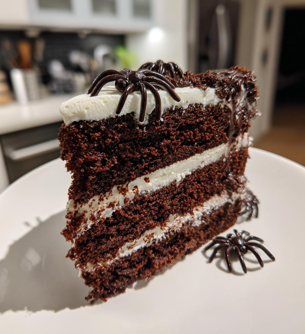 Spiderweb Cake - detail 1