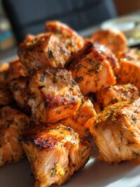 air fryer salmon bites