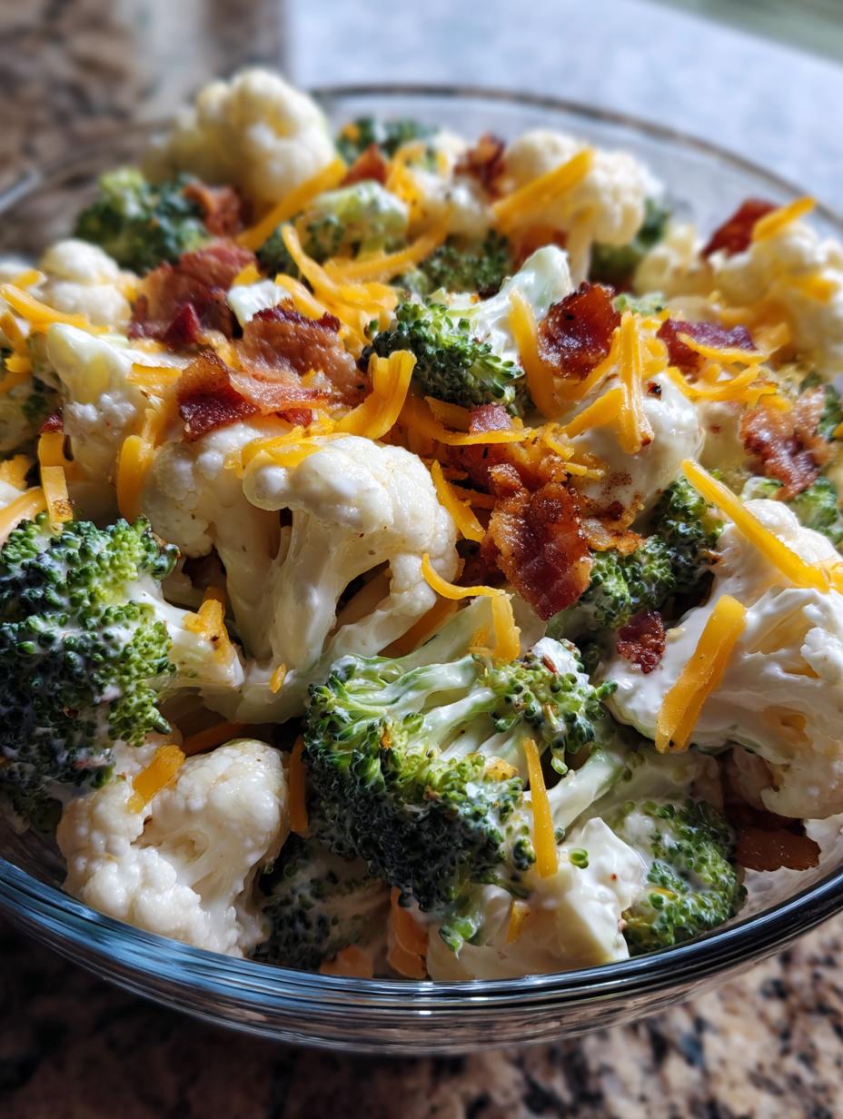 amish broccoli cauliflower salad