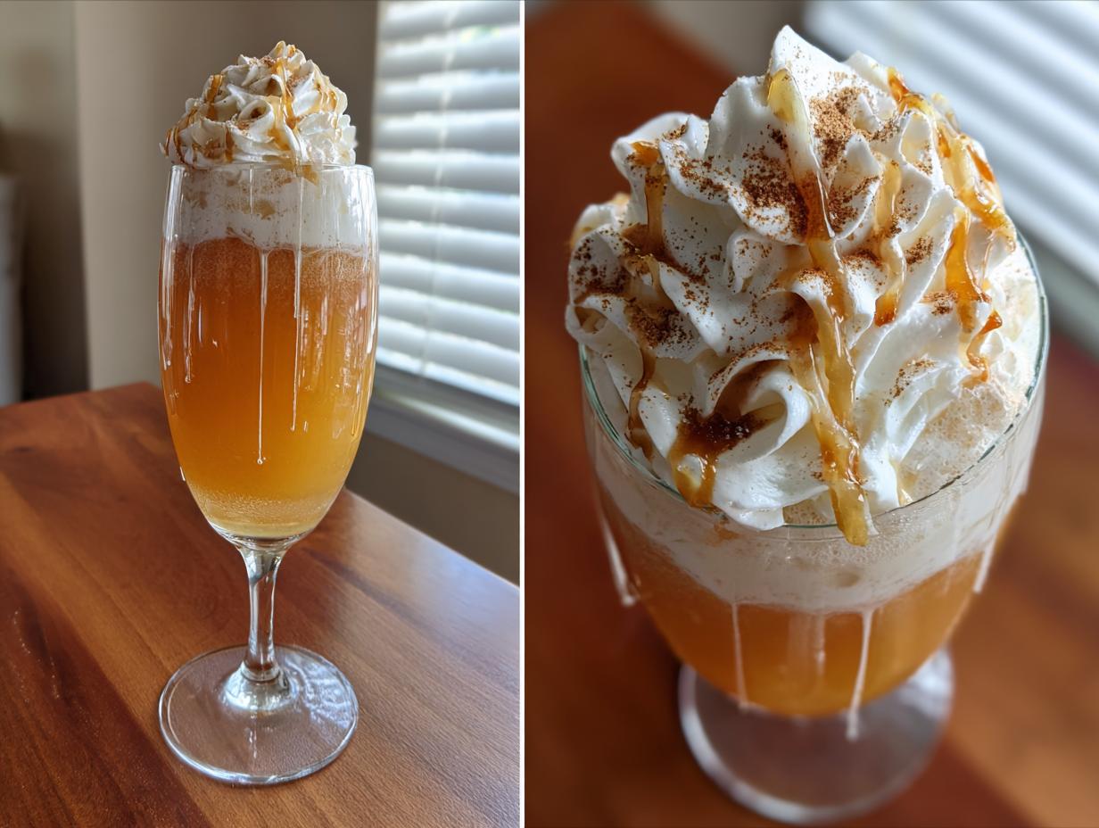 apple cider float mocktail recipe
