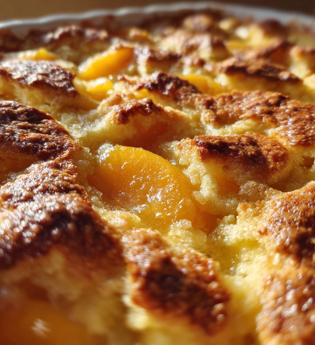 apricot cobbler - detail 1