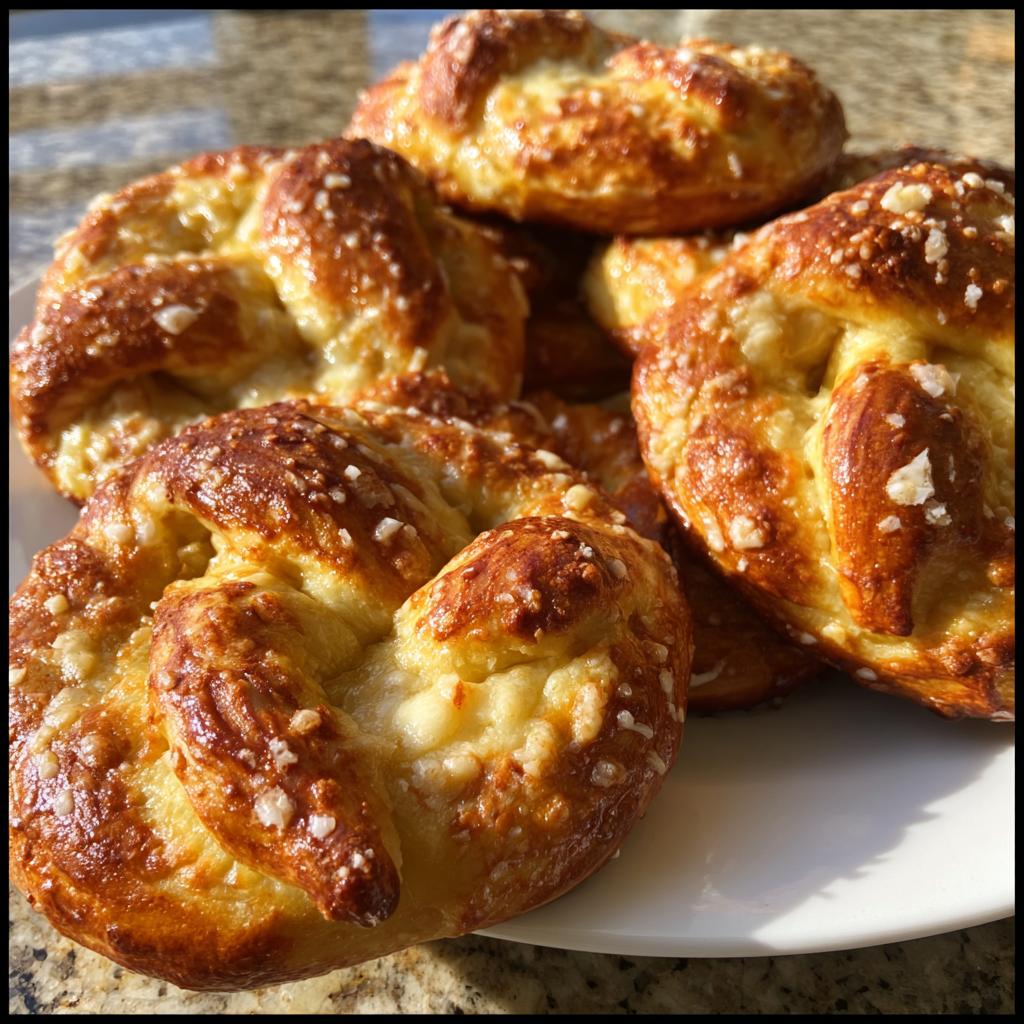 asiago cheese soft pretzels