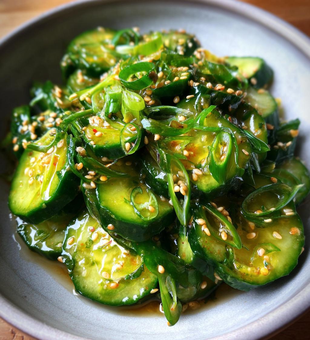 asian cucumber salad recipe - detail 1