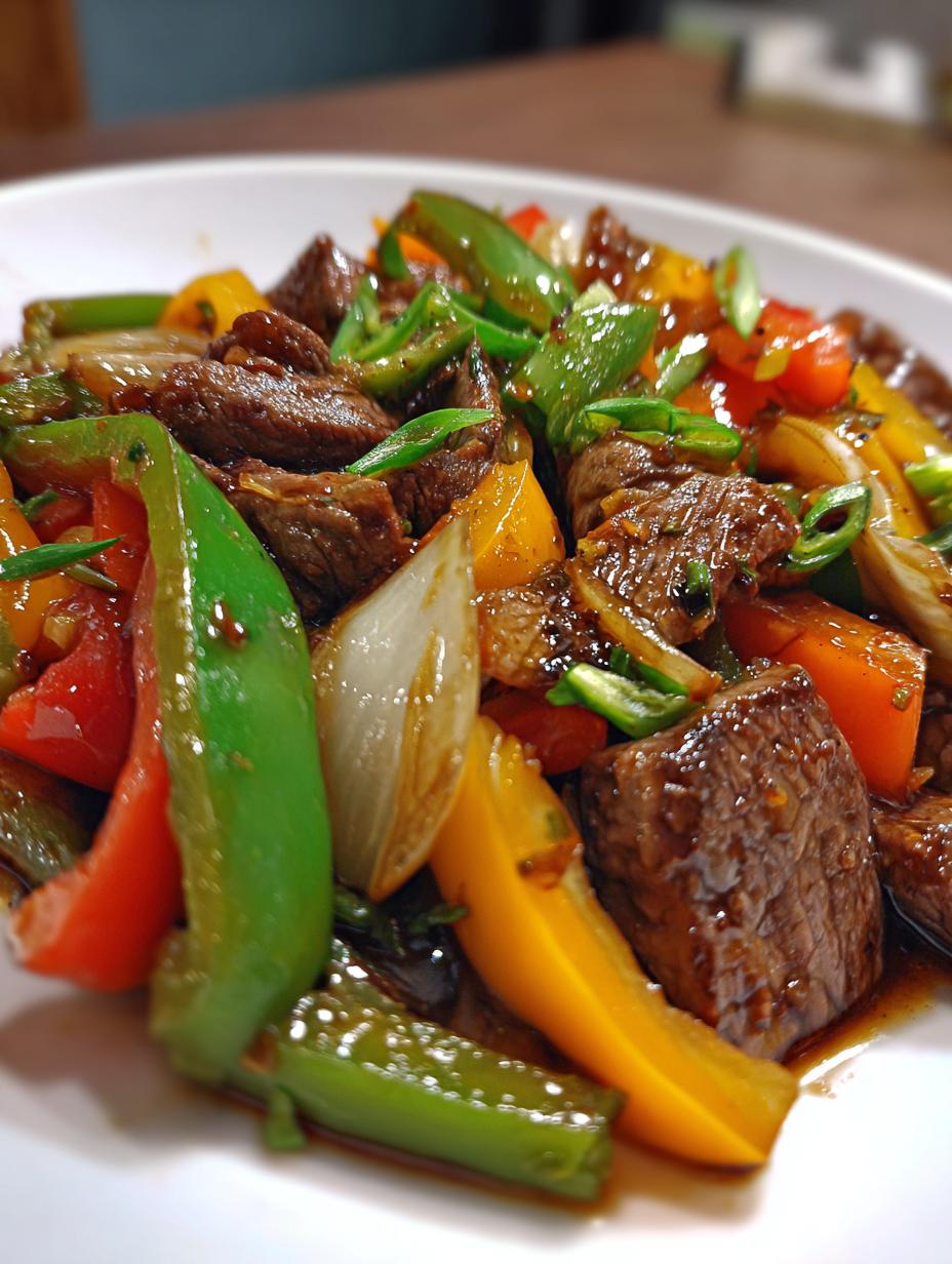 asian pepper steak recipe - detail 1