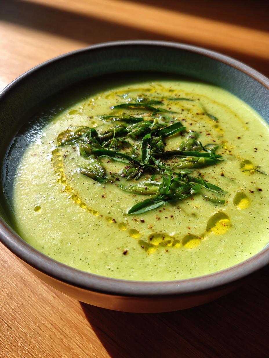 asparagus soup healthy - detail 1